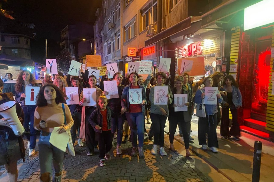 Kadın cinayetlerine karşı birçok kentte eylem